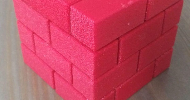 brick block puzzle box - metal hardware spool2kool download free stl model printablescom 3d models toys & games puzzles brain-teasers fuzzyskin 3d print model - Mito3D