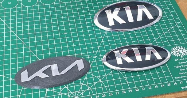 kia logo badge nyom download free stl model printablescom 3d models hobby & makers automotive car 3d print model - Mito3D