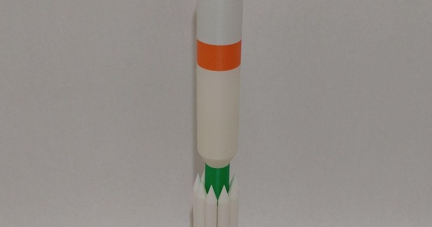 1 100 delta iii rticknor download free stl model printablescom 3d models toys & games vehicles boeing rocket space 3d print model - Mito3D