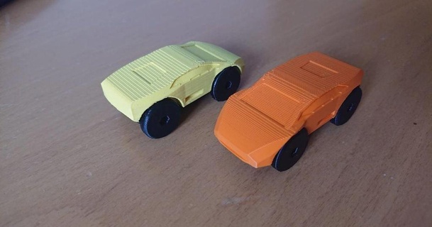 Lamborghini Murci lago impressão colocar carro baixar livre stl modelo printablescom 3d modelos brinquedos jogos ar babá Murcielago mover printinplace 3d print model - Mito3D