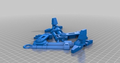 light panzer mech mod majstor download free stl model printablescom 3d models toys & games action figures statues 3d print model - Mito3D
