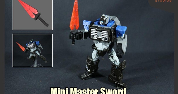 mini master sword transformers titans return fortress maximus funbie studios download free stl model printablescom 3d models toys & games mastersword 3d print model - Mito3D