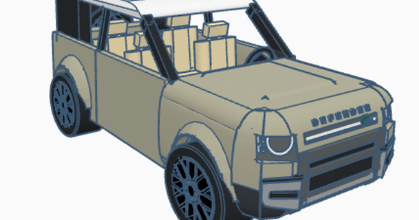 Land Rover Verteidiger tomashoracek download frei stl Modell Printablescom 3d Modelle Spielzeuge Spiele Fahrzeuge 3d print model - Mito3D
