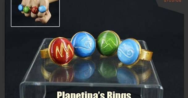 planetina's rings rick morty funbie studios download free stl model printablescom 3d models costumes & accessories cosplay general rickandmorty planetina 3d print model - Mito3D
