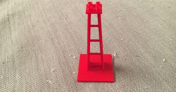 Lego monocarril apoya ladrillo descargar gratis stl modelo imprimiblescom 3d modelos juguetes juegos puntal apoyo 3d print model - Mito3D