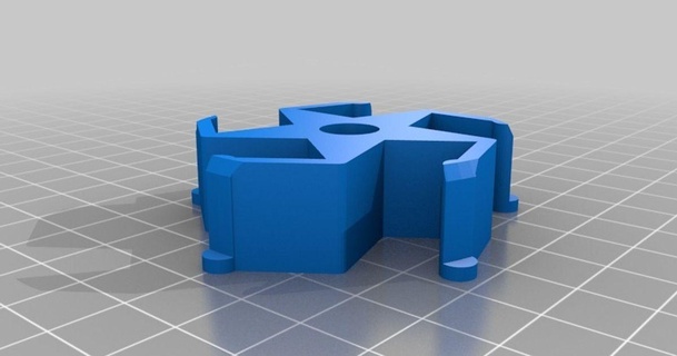 personalizado carrete cubo adaptador colorfabb nba descargar gratis stl modelo imprimiblescom 3d modelos impresoras actualizaciones filamento rigidbot 3d print model - Mito3D