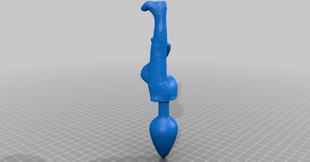 antman buttplug flwe download free stl model printablescom 3d models art & design sculptures 3d print model - Mito3D