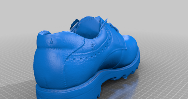 leather shoe generated revopoint pop plaprinter download free stl model printablescom 3d models costumes & accessories cosplay general shoes 3d print model - Mito3D