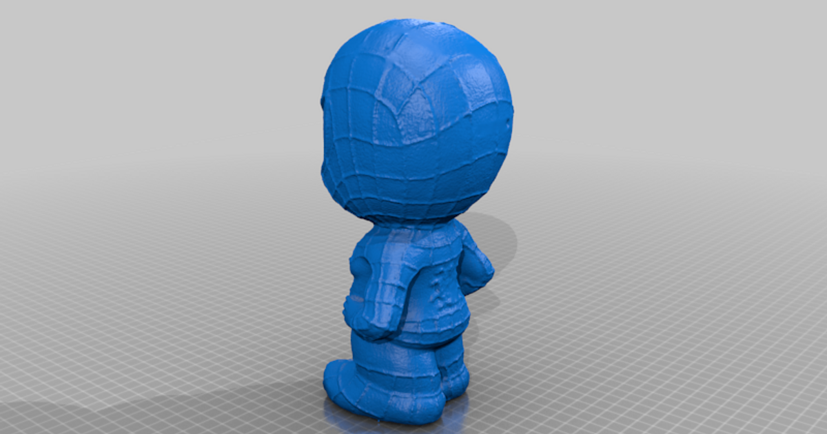 spider man oğlan oluşturulmuş revopoint pop plak yazıcısı indir Bedava stl model printablescom 3d modeller dünya taramalar insanlar animasyon karikatür Örümcek Adam 3D print model - Mito3D