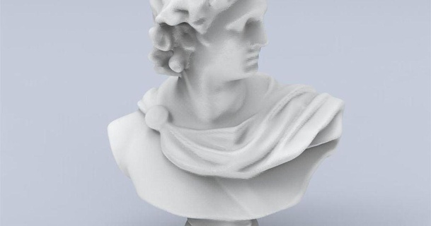 Apollo scultura generato revopoint pop plastificatore Scarica gratuito stl modello printablescom 3d Modelli mondo scansioni greco 3d print model - Mito3D
