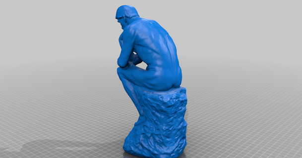 thinker sculpture generated revopoint pop plaprinter download free stl model printablescom 3d models world & scans people eryonethinker sulpture 3d print model - Mito3D