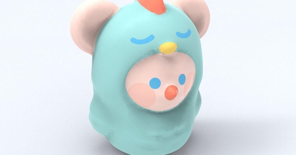 lovely mouse generated revopoint pop plaprinter download free stl model printablescom 3d models world & scans people toy 3d print model - Mito3D