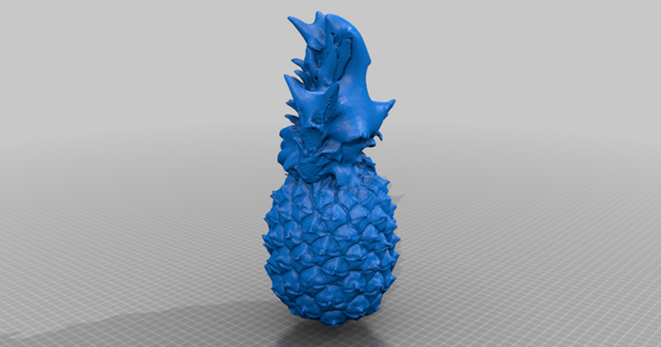 ananas généré revopoint pop imprimeur Télécharger libre stl modèle imprimablescom 3d modèles monde scans art fruit 3d print model - Mito3D