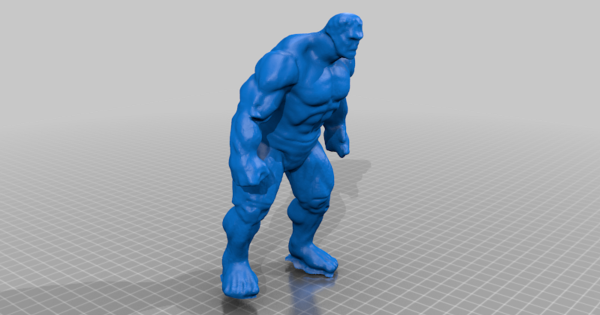 Hulk oluşturulmuş revopoint pop plak yazıcısı indir Bedava stl model printablescom 3d modeller dünya taramalar insanlar 3D print model - Mito3D