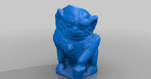 stone lion generated revopoint pop plaprinter download free stl model printablescom 3d models art & design sculptures sculpture 3d print model - Mito3D