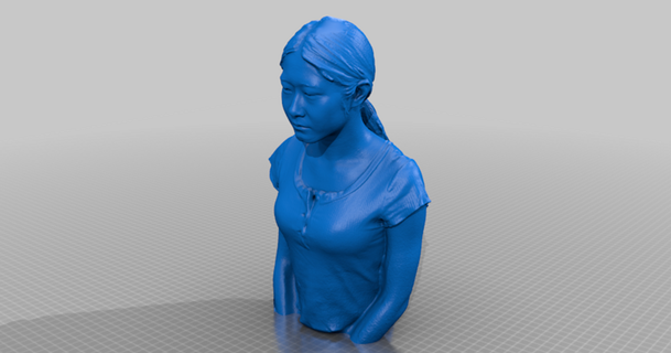 wyx black hair generate pop plaprinter download free stl model printablescom 3d models world & scans people girl sculpture 3d print model - Mito3D