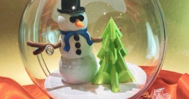 snow snowglobe ir blinx download free stl model printablescom 3d models seasonal designs winter & christmas year's snowman wanttobuildasnowman lindor 3d print model - Mito3D