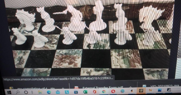 cool chess set ray fox download free stl model printablescom 3d models toys & games board dungeonsanddragons 3d print model - Mito3D