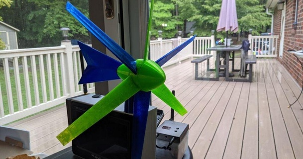 wind spinner v3 nikdfish download free stl model printablescom 3d models household outdoor & garden windmill 3d print model - Mito3D
