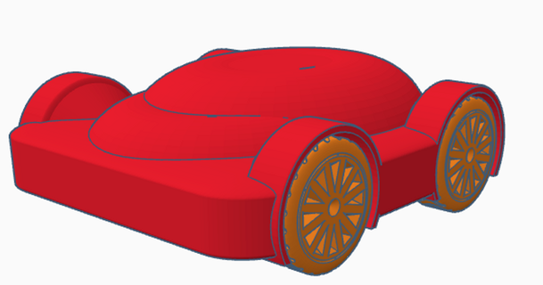 impressão colocar carro movimento rodas montagem rico baixar livre stl modelo printablescom 3d modelos brinquedos jogos veículos noassembly printinplace 3d print model - Mito3D