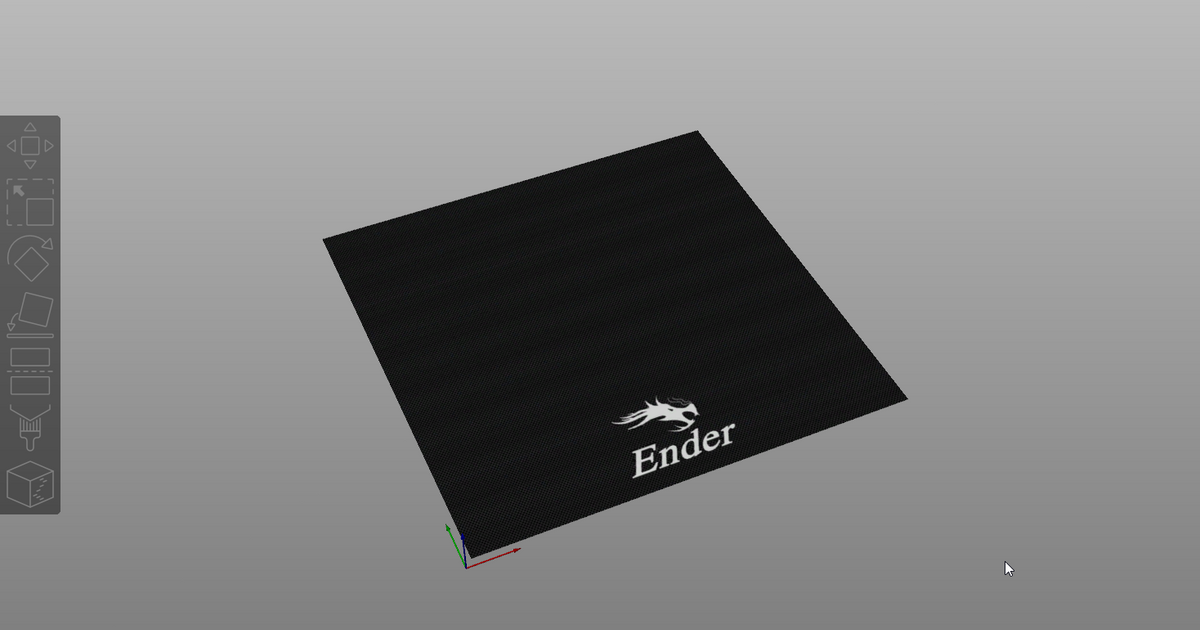 ender 3 max bed texture model gaffer7773 za download free stl printablescom 3d models printers accessories buildplate 3D print model - Mito3D