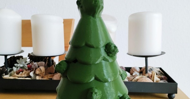 rockmas albero flop Scarica gratuito stl modello printablescom 3d Modelli arte design sculture Natale decorazioni natalizie roccia 3d print model - Mito3D