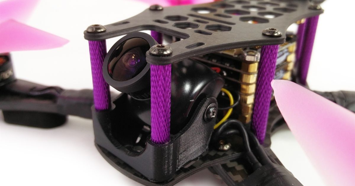 Ego Antrieb schwarze Perle 4mm hs1177 fpv Kamera montieren ps915 download frei stl Modell Printablescom 3d Modelle Hobby Macher Ideen Drohne mietet 3D print model - Mito3D