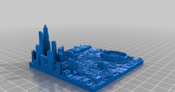 Chicago lidar dati rampino Scarica gratuito stl modello printablescom 3d Modelli passatempo creatori idee città paesaggio urbano 3d print model - Mito3D