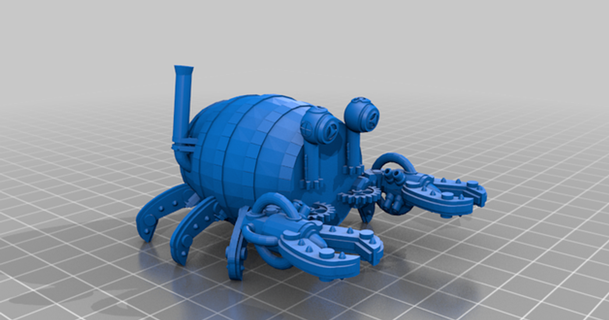 d rpg varil crab alet kwalish windarrow3d indir Bedava stl model printablescom 3d modeller oyuncaklar oyunlar aksiyon rakamlar heykeller Yengeç dandd 3d print model - Mito3D