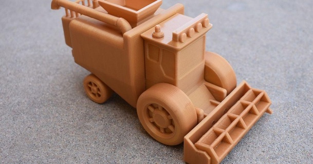 mini toy combine caelf download free stl model printablescom 3d models toys & games vehicles assembly farm harvester 3d print model - Mito3D