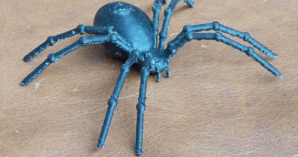 black spider mobiobi download free stl model printablescom 3d models toys & games action figures statues arachnid creature difficultprint 3d print model - Mito3D
