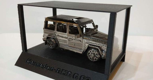 diy car show-case danzbo download free stl model printablescom 3d models hobby & makers ideas amg box displaycase g63 3d print model - Mito3D