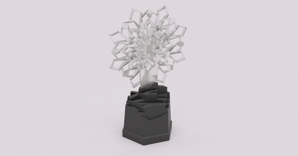 evrensel ganimet temel kar tanesi Daniel indir Bedava stl model printablescom 3d modeller Sanat tasarım heykeller ödül dekorasyon kış dekorasyonu 3d print model - Mito3D