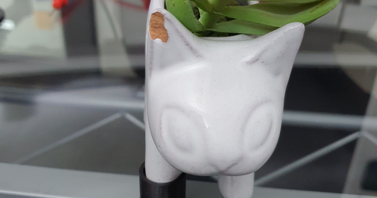 roto gatito plantador pierna emitir señor osos descargar gratis stl modelo imprimiblescom 3d modelos casa oficina reparar 3D print model - Mito3D