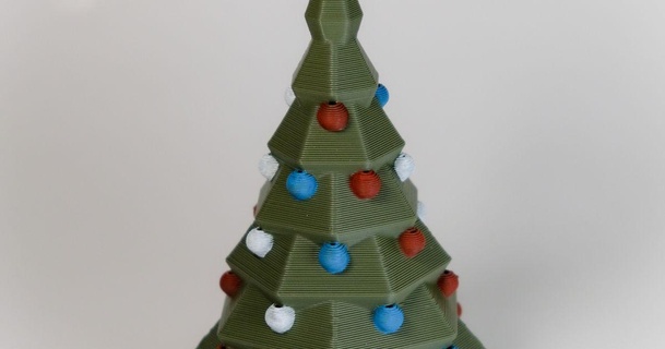 vaso modo Natal árvore enfeites sapo baixar livre stl modelo printablescom 3d modelos sazonal designs inverno árvores feriado vasemodo 3d print model - Mito3D