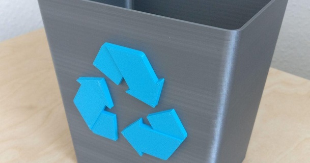 recycle bin windows 10 style qincon download free stl model printablescom 3d models hobby & makers organizers 3d print model - Mito3D