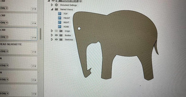 Keramik Elefant Stempel entworfen Verschmelzung 360 Freddies dddprints download frei stl Modell Printablescom 3d Modelle Kunst Design Designs 3d print model - Mito3D