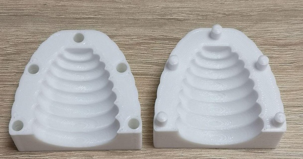 forma osie hniezda - mold cakes ax nests iridium download free stl model printablescom 3d models household kitchen beehive formicka hniezdo 3d print model - Mito3D