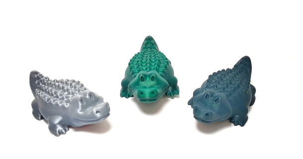 cute faty crocodile ncsandor download free stl model printablescom 3d models toys & games toy kidstoys 3d print model - Mito3D