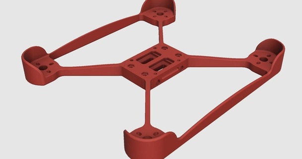 200mm drone telaio verticale allungare v3 shawnvanlan Scarica gratuito stl modello printablescom 3d Modelli passatempo creatori rc robotica dronefpv droneframe gare droni quadricottero 3d print model - Mito3D