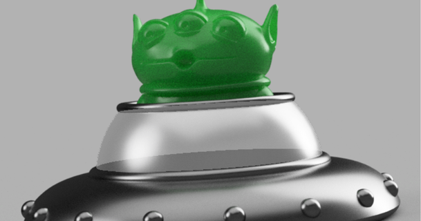 OVNI olmo descargar gratis stl modelo imprimiblescom 3d modelos juguetes juegos vehiculos extraterrestre historia juguete 3d print model - Mito3D