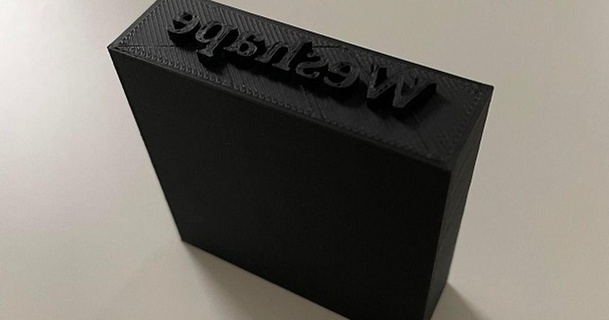 baskı Metin şekilli indir Bedava stl model printablescom 3d modeller Sanat tasarım tasarımlar 3d print model - Mito3D