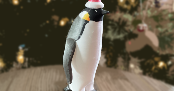 emperador pingüino continuar descargar gratis stl modelo imprimiblescom 3d modelos Arte diseño diseños 3d print model - Mito3D