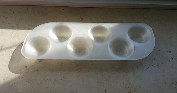 huevo bandeja martillo descargar gratis stl modelo imprimiblescom 3d modelos casa cocina eggholder 3d print model - Mito3D