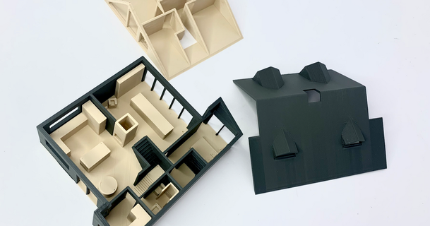 rüya ev 3dway indir Bedava stl model printablescom 3d modeller dünya taramalar mimari şehir Planlama modelleme ölçekli 3d print model - Mito3D
