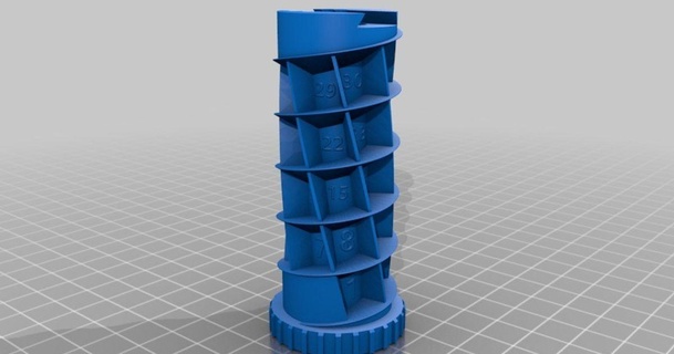 31 espiral comprimido caixa numerado wulfienighteyes baixar livre stl modelo printablescom 3d modelos casa escritório 3d print model - Mito3D