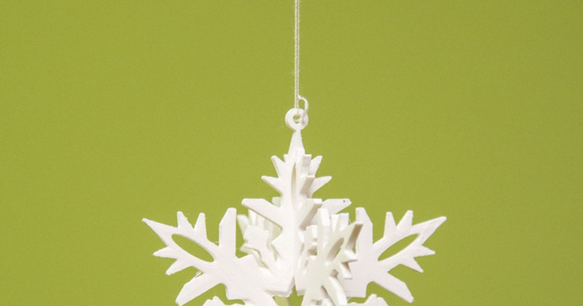 Weihnachten Schneeflocke Ornament Frau download frei stl Modell Printablescom 3d Modelle Haushalt Haus Ausrüstung Weihnachtsdekorationen Weihnachtsschmuck 3D print model - Mito3D