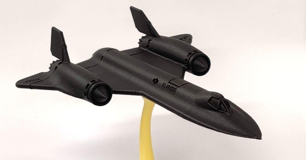 one-piece stand blackbird sr71 scaled 135 zoltanf download free stl model printablescom 3d models toys & games vehicles aircraft 3d print model - Mito3D