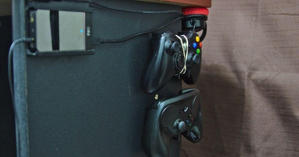 xbox 360 vapor controlador soporte pateador descargar gratis stl modelo imprimiblescom 3d modelos artilugio videojuego videojuegos 3d print model - Mito3D