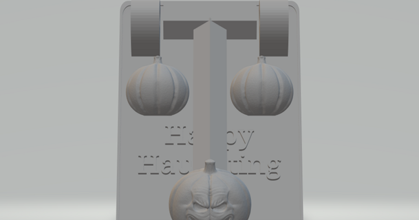 fhw knocker pumpkin king free heathen workshop download stl model printablescom 3d models household house equipment halloween halloweendecoration halloweenpumpkin halloweenscary 3d print model - Mito3D